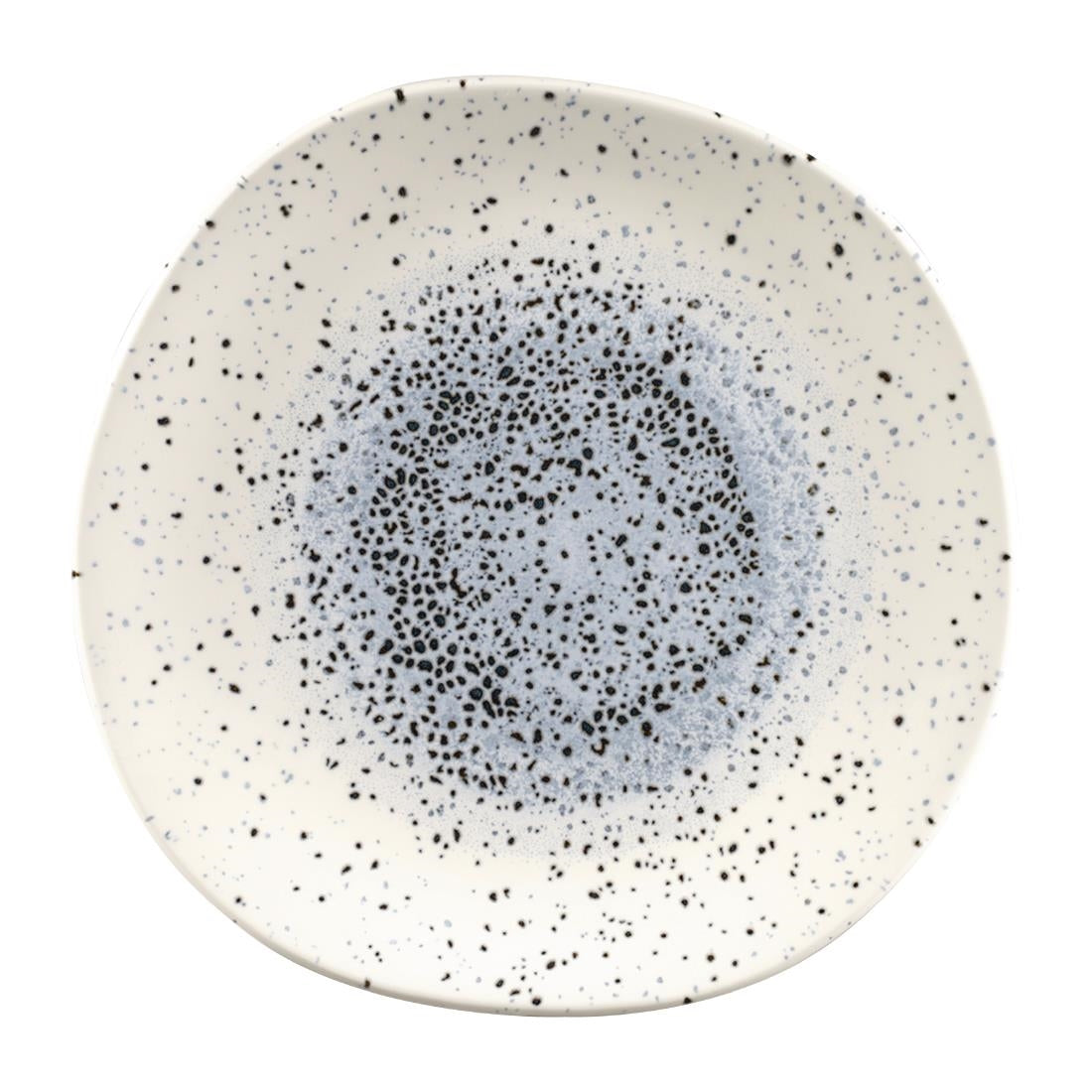Churchill Studio Prints Mineral Blue Centre Organic Round Plates 286mm (Pack of 12) - FC125 Plates Churchill