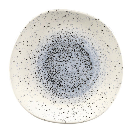 Churchill Studio Prints Mineral Blue Centre Organic Round Plates 286mm (Pack of 12) - FC125 Plates Churchill