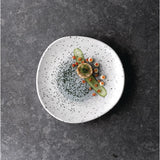 Churchill Studio Prints Mineral Blue Centre Organic Round Plates 210mm (Pack of 12) - FC127 Plates Churchill