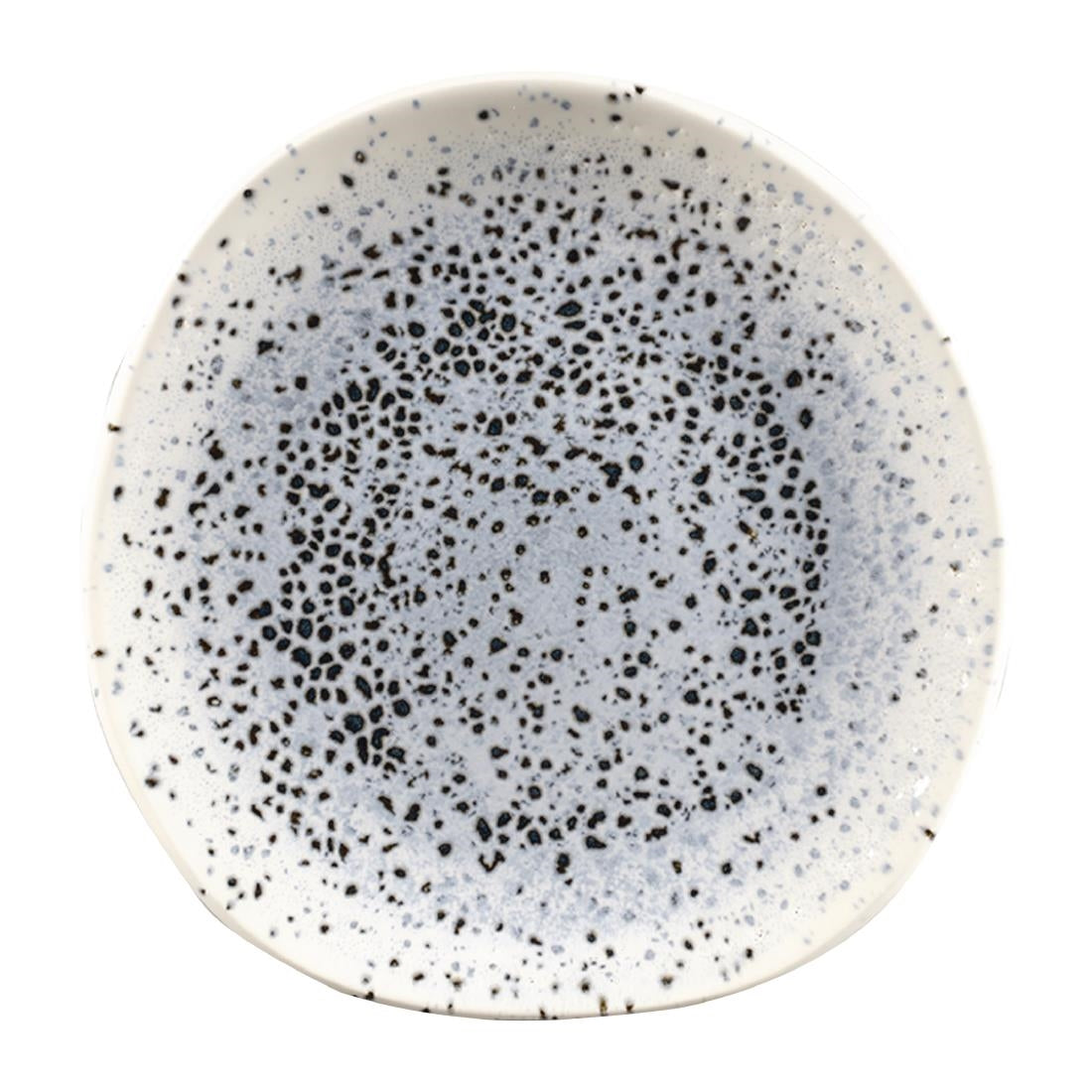 Churchill Studio Prints Mineral Blue Centre Organic Round Plates 186mm (Pack of 12) - FC128 Plates Churchill