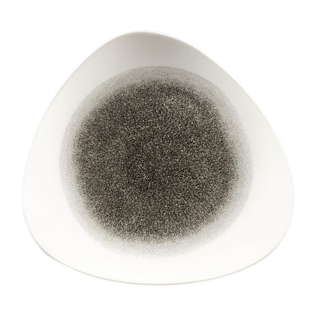 Churchill Studio Prints Raku Triangle Plates Quartz Black 311mm (Pack of 6) - FC130 Plates Churchill