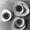 Churchill Studio Prints Raku Triangle Plates Quartz Black 311mm (Pack of 6) - FC130 Plates Churchill