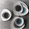 Churchill Studio Prints Raku Triangle Plates Quartz Black 229mm (Pack of 12) - FC132 Plates Churchill
