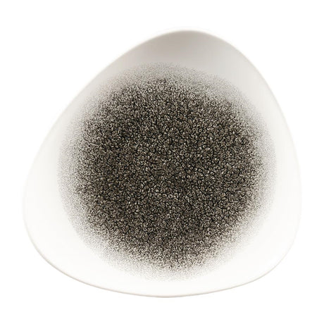 Churchill Studio Prints Raku Triangle Plates Quartz Black 192mm (Pack of 12) - FC133 Plates Churchill