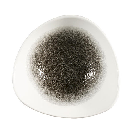 Churchill Studio Prints Raku Triangle Bowls Quartz Black 185mm 370ml (Pack of 12) - FC134 Bowls Churchill