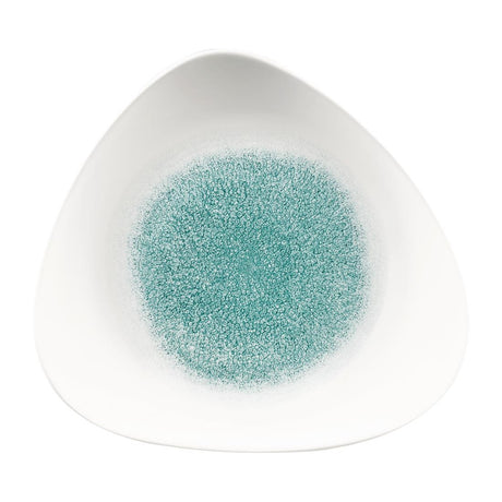 Churchill Studio Prints Raku Triangle Plates Jade Green 311mm (Pack of 6) - FC135 Plates Churchill