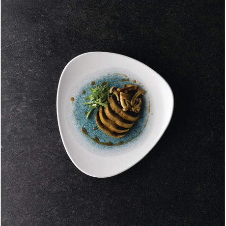 Churchill Studio Prints Raku Triangle Plates Jade Green 311mm (Pack of 6) - FC135 Plates Churchill