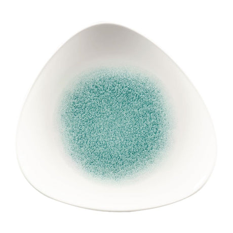 Churchill Studio Prints Raku Triangle Plates Jade Green 229mm (Pack of 12) - FC137 Plates Churchill