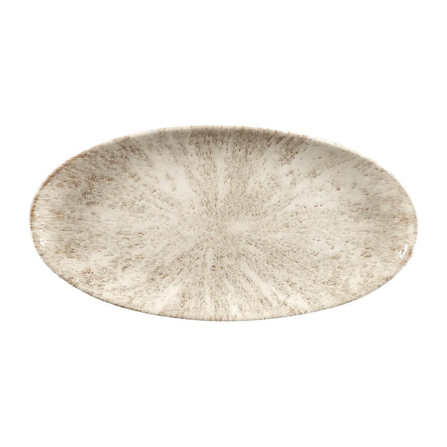 Churchill Studio Prints Stone Chefs Plates Agate Grey 347 x 173mm (Pack of 6) - FC143 Plates Churchill
