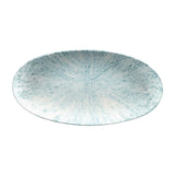 Churchill Studio Prints Stone Chefs Plates Aquamarine 299 x 150mm (Pack of 12) - FC146 Plates Churchill