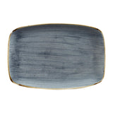 Churchill Stonecast No. 9 Oblong Chefs Plates 355 x 245mm Blueberry (Pack of 6) - FC148 Plates Churchill