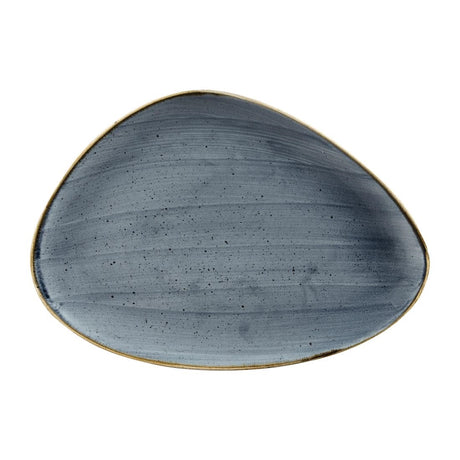 Churchill Stonecast Triangular Chefs Plates Blueberry 365 x 250mm (Pack of 6) - FC151 Plates Churchill
