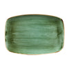 Churchill Stonecast No. 9 Oblong Chefs Plates 355 x 245mm Samphire Green (Pack of 6) - FC152 Plates Churchill