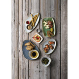 Churchill Stonecast No. 8 Oblong Chefs Plates 300 x 199mm Samphire Green (Pack of 6) - FC153 Plates Churchill