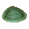 Churchill Stonecast Triangular Chefs Plates 304 x 205mm Samphire Green (Pack of 6) - FC156 Plates Churchill