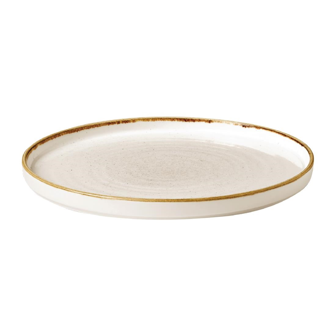 Churchill Stonecast Walled Chefs Plates Barley White 260mm (Pack of 6) - FC161 Plates Churchill