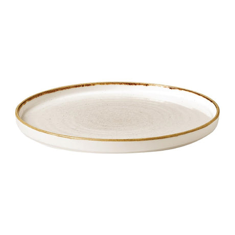 Churchill Stonecast Walled Chefs Plates Barley White 260mm (Pack of 6) - FC161 Plates Churchill