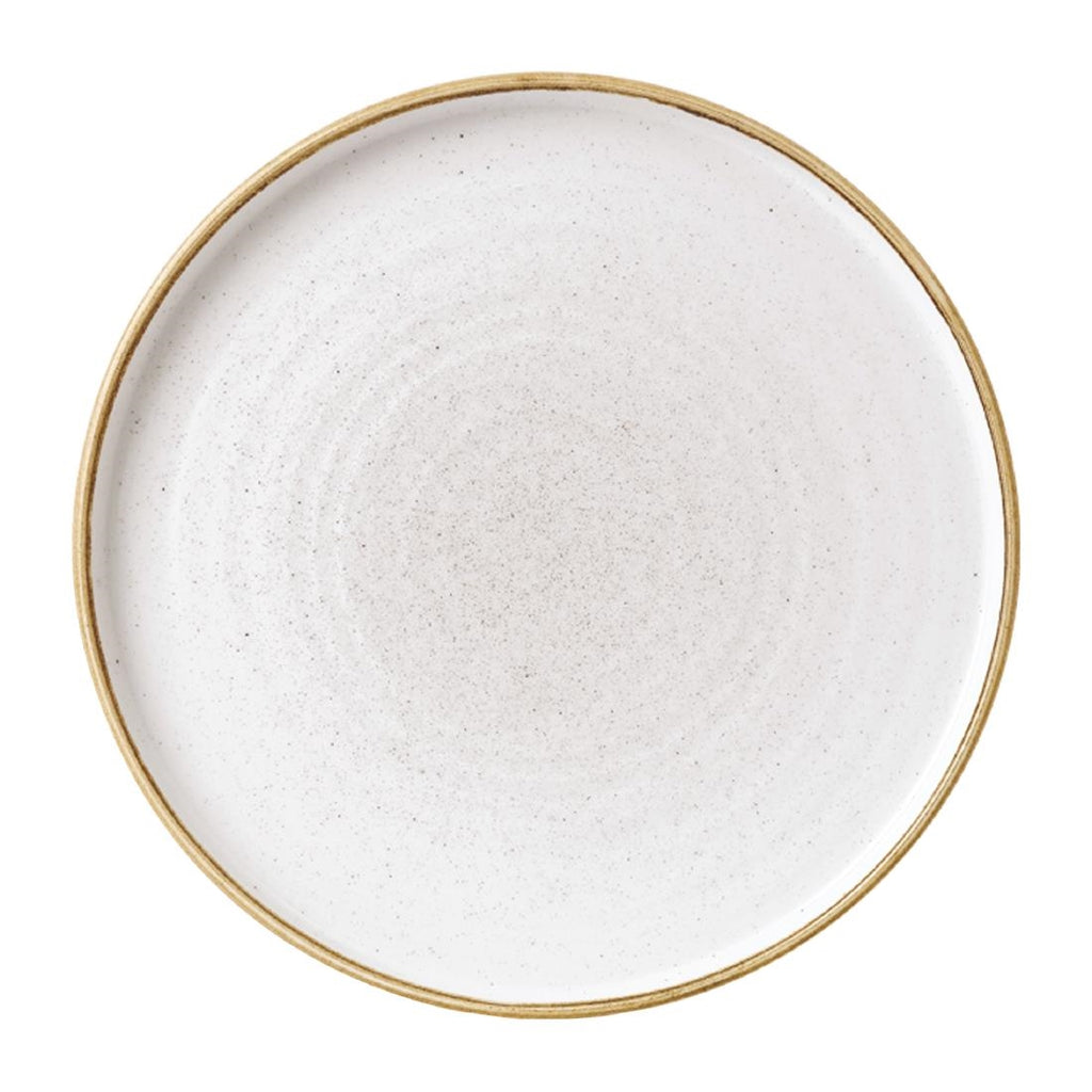 Churchill Stonecast Walled Chefs Plates Barley White 260mm (Pack of 6) - FC161 Plates Churchill