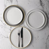 Churchill Stonecast Walled Chefs Plates Peppercorn Grey 260mm (Pack of 6) - FC163 Plates Churchill
