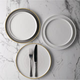 Churchill Stonecast Walled Chefs Plates Peppercorn Grey 260mm (Pack of 6) - FC163 Plates Churchill