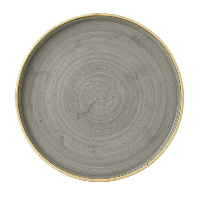 Churchill Stonecast Walled Chefs Plates Peppercorn Grey 260mm (Pack of 6) - FC163 Plates Churchill
