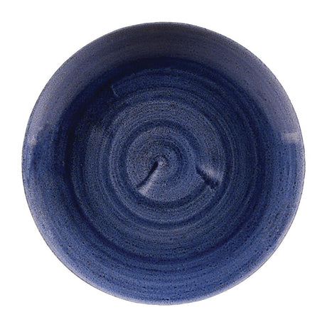 Churchill Stonecast Patina Coupe Plates Cobalt 217mm (Pack of 12) - FC169 Plates Churchill