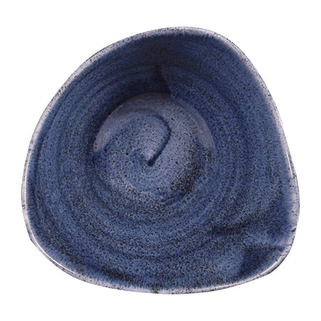 Churchill Stonecast Patina Triangular Bowls Cobalt 153mm (Pack of 12) - FC174 Bowls Churchill