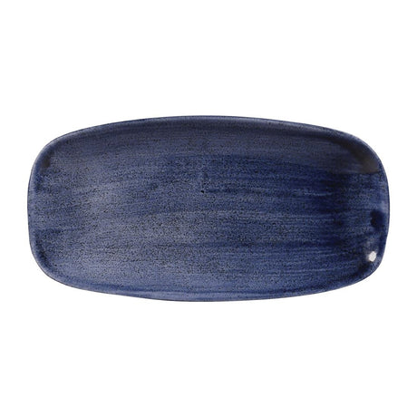 Churchill Stonecast Patina No. 3 Chefs Plates Cobalt 298 x 153mm (Pack of 12) - FC175 Plates Churchill