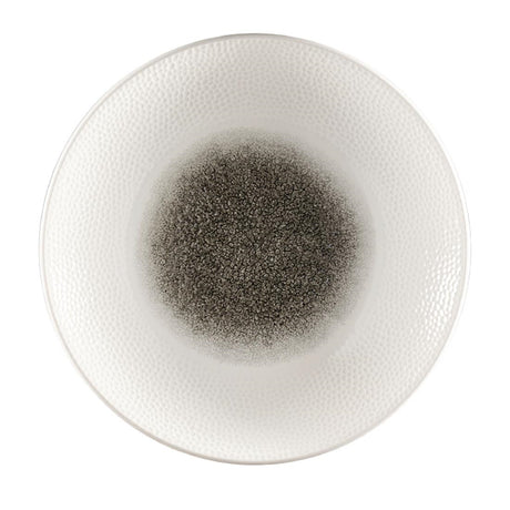 Churchill Isla Centre Print Deep Coupe Plates Quartz Black 281mm (Pack of 12) - FC186 Plates Churchill