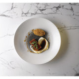 Churchill Bamboo Centre Print Deep Coupe Plates Quartz Black 255mm (Pack of 12) - FC191 Plates Churchill