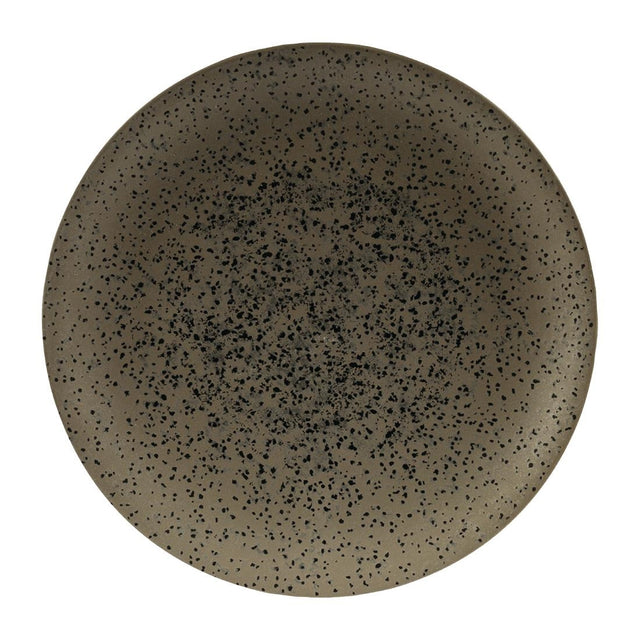 Churchill Menu Shades Caldera Coupe Plates Flint Grey 270mm (Pack of 6) - FC192 Plates Churchill