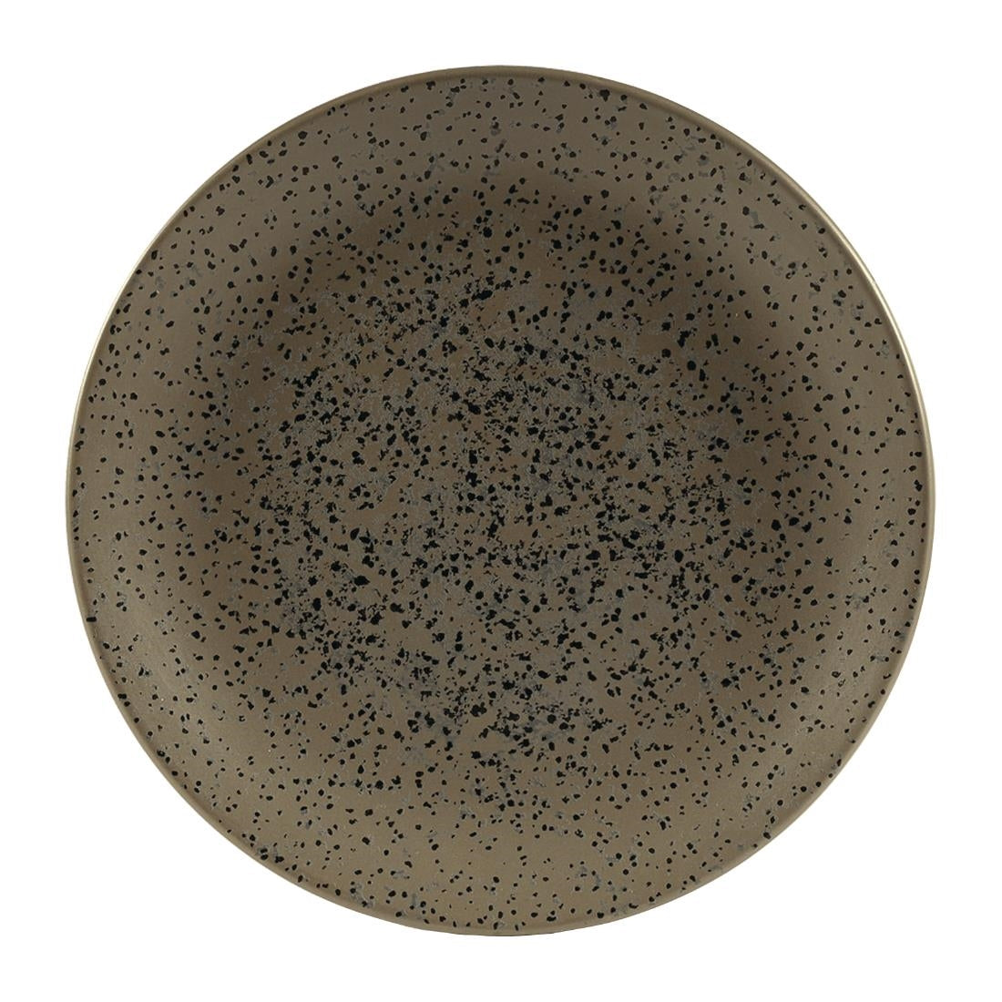 Churchill Menu Shades Caldera Coupe Plates Flint Grey 205mm (Pack of 6) - FC193 Plates Churchill