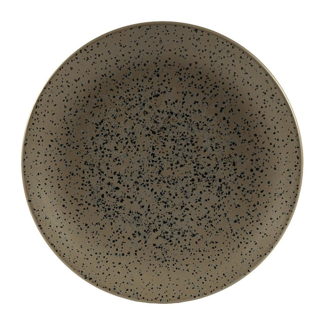 Churchill Menu Shades Caldera Coupe Plates Flint Grey 205mm (Pack of 6) - FC193 Plates Churchill