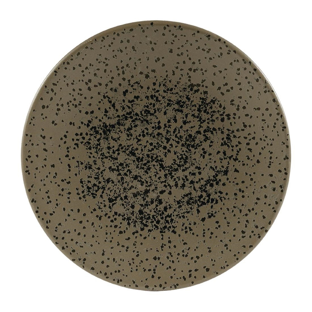 Churchill Menu Shades Caldera Coupe Plates Flint Grey 155mm (Pack of 6) - FC194 Plates Churchill