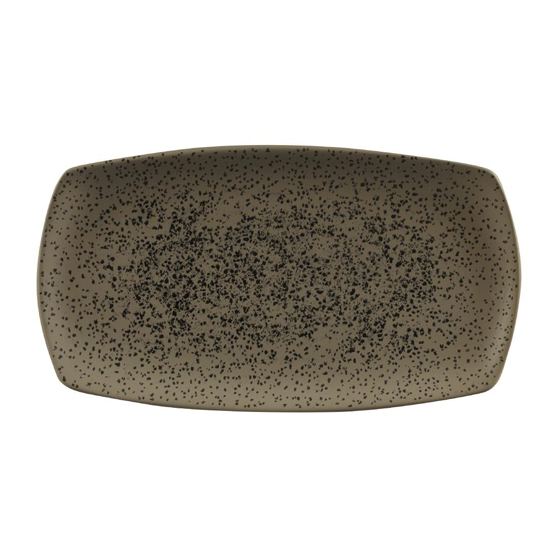 Churchill Menu Shades Caldera Rectangular Plates Flint Grey 355mm (Pack of 6) - FC195 Plates Churchill