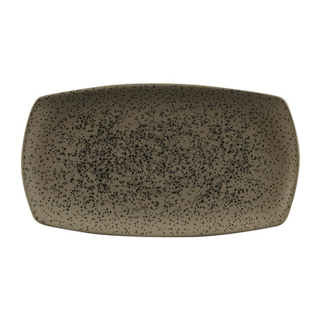 Churchill Menu Shades Caldera Rectangular Plates Flint Grey 355mm (Pack of 6) - FC195 Plates Churchill
