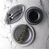 Churchill Bamboo Organic Glass Plate Dusk 225mm (Pack of 6) - FC206 Plates Churchill