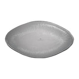 Churchill Bamboo Organic Oval Glass Platter Dusk 295 x 162mm (Pack of 6) - FC205 Churchill Super Vitrified Churchill   