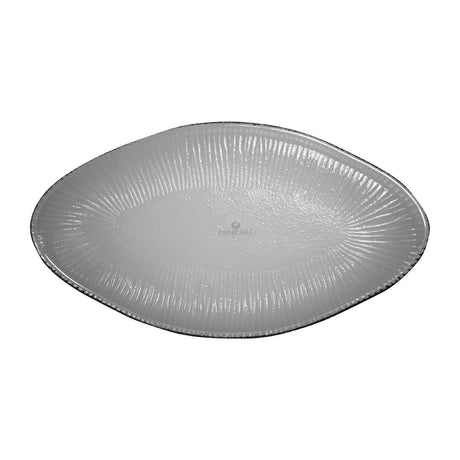 Churchill Bamboo Organic Oval Glass Platter Dusk 295 x 162mm (Pack of 6) - FC205 Churchill Super Vitrified Churchill   