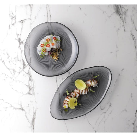 Churchill Bamboo Organic Glass Plate Dusk 225mm (Pack of 6) - FC206 Plates Churchill