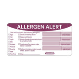 Hygiplas Removable Allergen Alert Food Labels (Pack of 250) - FC217  Hygiplas   
