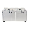 Buffalo Twin Tank Twin Basket 2x5Ltr Countertop Fryer 2x2.8kW - FC257  Buffalo   