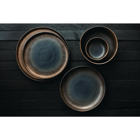 Olympia Ochre Flat Plates 220mm (Pack of 6) - FC286 Plates Olympia