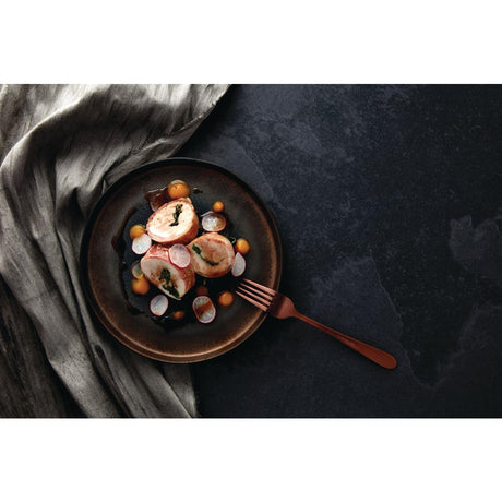 Olympia Ochre Flat Plates 220mm (Pack of 6) - FC286 Plates Olympia