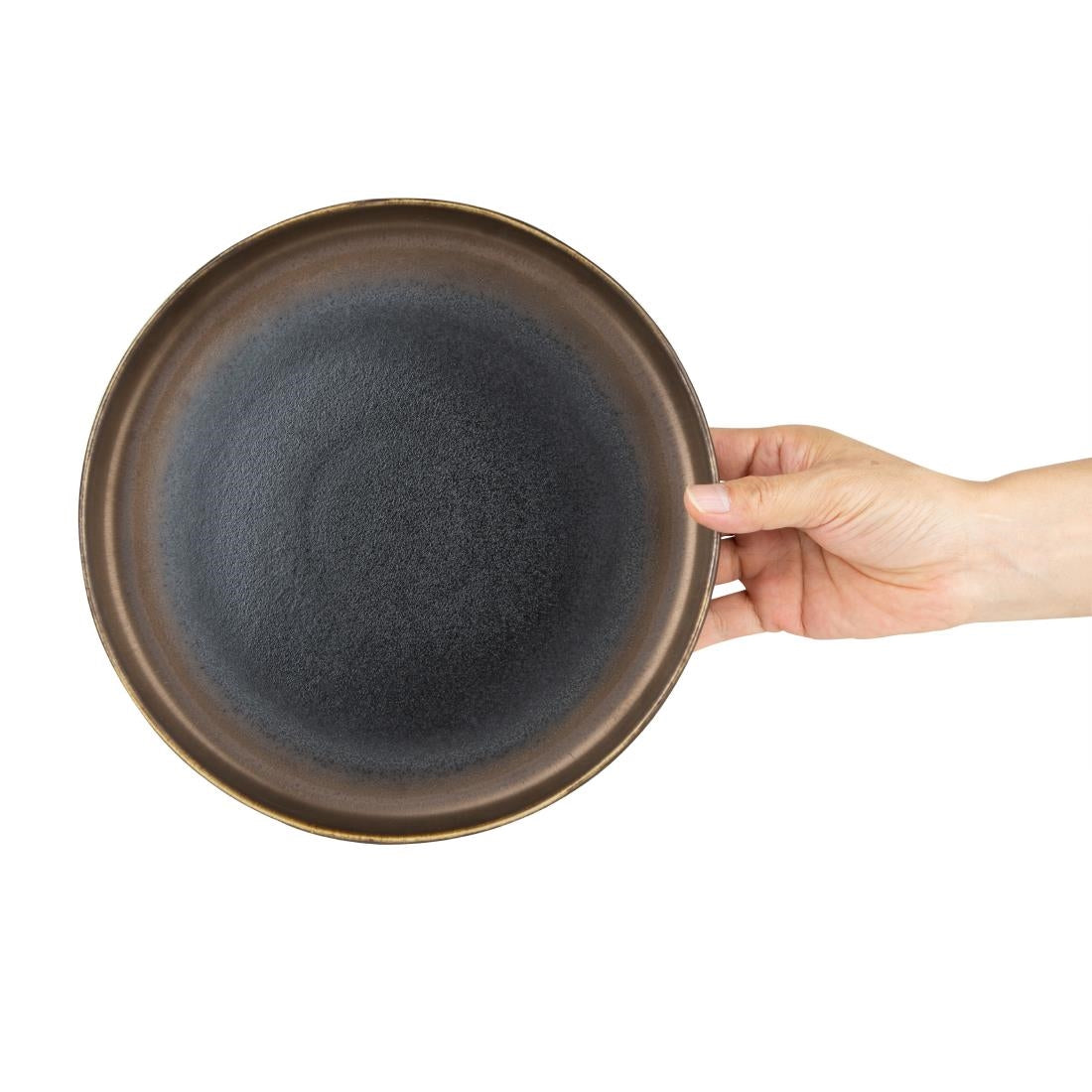 Olympia Ochre Flat Plates 220mm (Pack of 6) - FC286 Plates Olympia