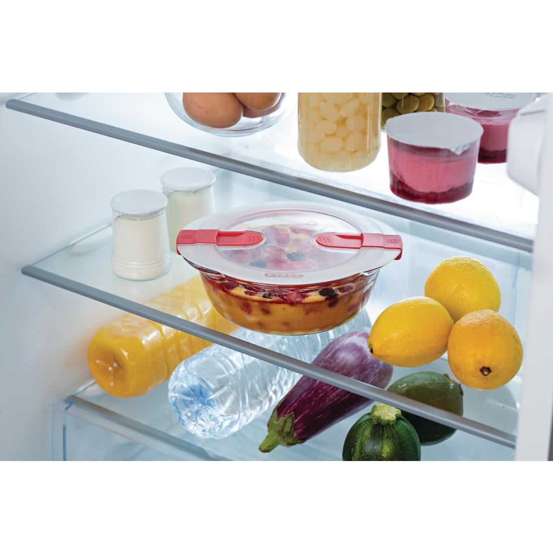 Pyrex Cook and Heat Round Dish with Lid 350ml - FC360  Pyrex   