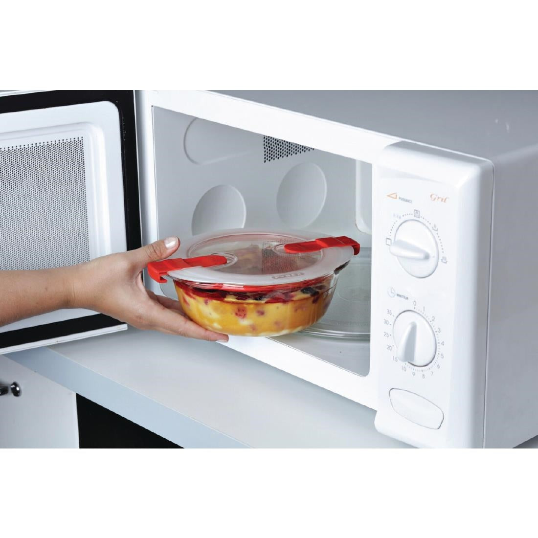 Pyrex Cook and Heat Round Dish with Lid 350ml - FC360  Pyrex   