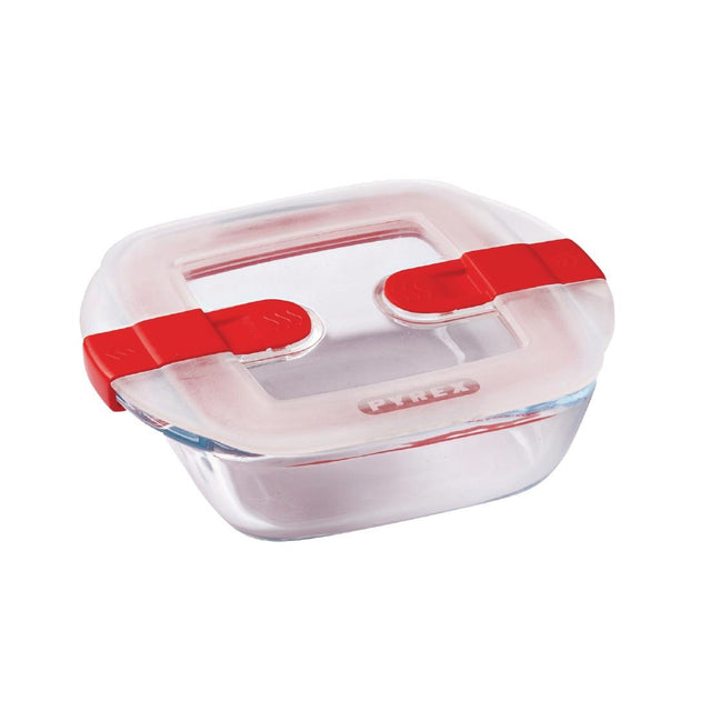 Pyrex Cook and Heat Square Dish with Lid 350ml - FC363  Pyrex   