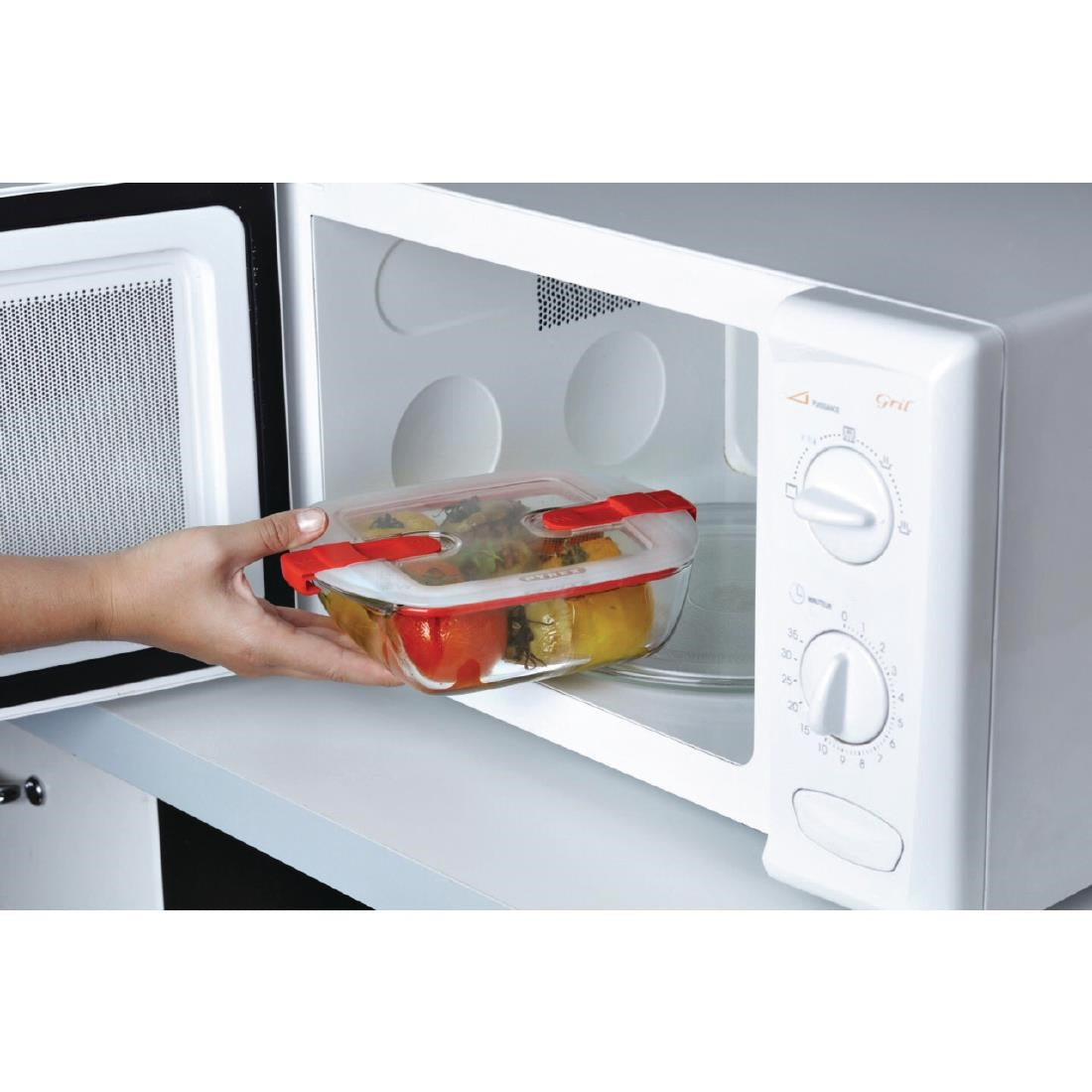 Pyrex Cook and Heat Square Dish with Lid 350ml - FC363  Pyrex   