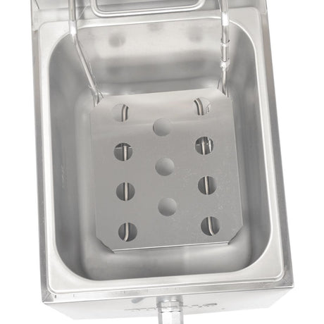 Buffalo Single Tank Single Basket 8Ltr Countertop Fryer with Timer 2.9kW - FC374  Buffalo   